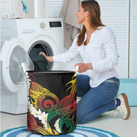 Piko Hawaiian Laundry Basket Gradient Spiral Plumeria Tribal Patterns DT05 - Polynesian Pride