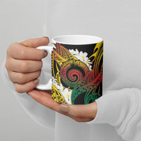 Piko Hawaiian Ceramic Mug Gradient Spiral Plumeria Tribal Patterns DT05 - Polynesian Pride