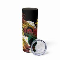 Piko Hawaiian Skinny Tumbler Gradient Spiral Plumeria Tribal Patterns DT05 - Polynesian Pride