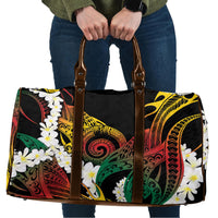Piko Hawaiian Travel Bag Gradient Spiral Plumeria Tribal Patterns