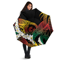 Piko Hawaiian Umbrella Gradient Spiral Plumeria Tribal Patterns DT05 - Polynesian Pride