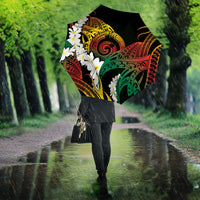Piko Hawaiian Umbrella Gradient Spiral Plumeria Tribal Patterns DT05 - Polynesian Pride