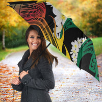 Piko Hawaiian Umbrella Gradient Spiral Plumeria Tribal Patterns DT05 - Polynesian Pride