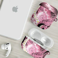 Piko Hawaiian AirPods Case Pink Galaxy Spiral Plumeria Tribal Patterns DT05 - Polynesian Pride