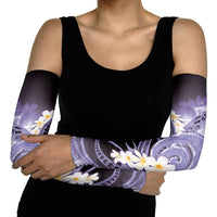 Piko Hawaiian Arm Sleeves Purple Galaxy Spiral Plumeria Tribal Patterns DT05 - Polynesian Pride