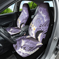 Piko Hawaiian Car Seat Cover Purple Galaxy Spiral Plumeria Tribal Patterns DT05 - Polynesian Pride