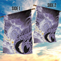 Piko Hawaiian Garden Flag Purple Galaxy Spiral Plumeria Tribal Patterns DT05 - Polynesian Pride