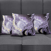 Piko Hawaiian Pillow Cover Purple Galaxy Spiral Plumeria Tribal Patterns DT05 - Polynesian Pride