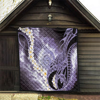 Piko Hawaiian Quilt Purple Galaxy Spiral Plumeria Tribal Patterns DT05 - Polynesian Pride