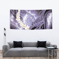 Piko Hawaiian Tapestry Purple Galaxy Spiral Plumeria Tribal Patterns DT05 - Polynesian Pride