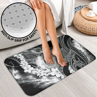 Piko Hawaiian Bathroom Set Monochrome Galaxy Spiral Plumeria Tribal Patterns DT05 - Polynesian Pride