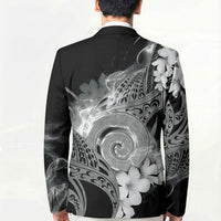 Piko Hawaiian Blazer Monochrome Galaxy Spiral Plumeria Tribal Patterns DT05 - Polynesian Pride