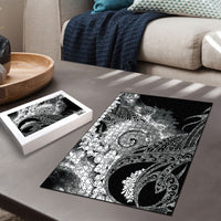 Piko Hawaiian Puzzle Monochrome Galaxy Spiral Plumeria Tribal Patterns DT05 - Polynesian Pride