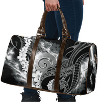 Piko Hawaiian Travel Bag Monochrome Galaxy Spiral Plumeria Tribal Patterns DT05 - Polynesian Pride