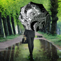 Piko Hawaiian Umbrella Monochrome Galaxy Spiral Plumeria Tribal Patterns DT05 - Polynesian Pride