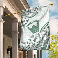 Aloha Hawaii Shaka Garden Flag Hang Loose Mint Version - Polynesian Pride