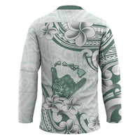 Aloha Hawaii Shaka Hockey Jersey Hang Loose Mint Version - Polynesian Pride