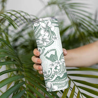 Aloha Hawaii Shaka Skinny Tumbler Hang Loose Mint Version - Polynesian Pride