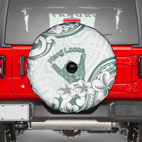 Aloha Hawaii Shaka Spare Tire Cover Hang Loose Mint Version - Polynesian Pride