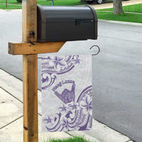 Aloha Hawaii Shaka Garden Flag Hang Loose Purple Version - Polynesian Pride