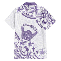 Aloha Hawaii Shaka Hawaiian Shirt Hang Loose Purple Version - Polynesian Pride
