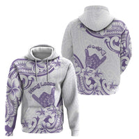 Aloha Hawaii Shaka Hoodie Hang Loose Purple Version - Polynesian Pride
