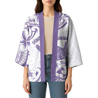 Aloha Hawaii Shaka Kimono Hang Loose Purple Version - Polynesian Pride