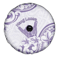 Aloha Hawaii Shaka Spare Tire Cover Hang Loose Purple Version - Polynesian Pride