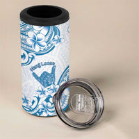 Aloha Hawaii Shaka 4 in 1 Can Cooler Tumbler Hang Loose Blue Version - Polynesian Pride