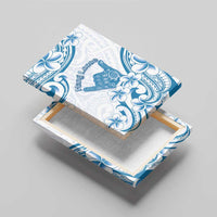 Aloha Hawaii Shaka Canvas Wall Art Hang Loose Blue Version - Polynesian Pride