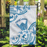 Aloha Hawaii Shaka Garden Flag Hang Loose Blue Version - Polynesian Pride