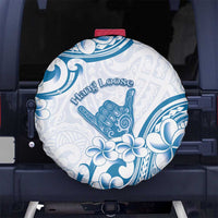 Aloha Hawaii Shaka Spare Tire Cover Hang Loose Blue Version - Polynesian Pride