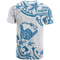 Aloha Hawaii Shaka T Shirt Hang Loose Blue Version - Polynesian Pride