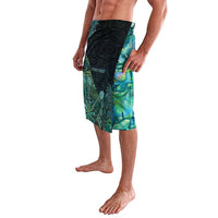 Personalised New Zealand Dart Lavalava Maori Fern With Paua Shell - Polynesian Pride