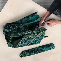 New Zealand Dart Umbrella Maori Fern With Paua Shell DT05 - Polynesian Pride