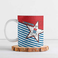 West Papua Morning Star Ceramic Mug One People One Soul - Polynesian Pride