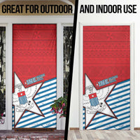 West Papua Morning Star Door Cover One People One Soul - Polynesian Pride