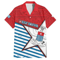 West Papua Morning Star Family Matching Tank Maxi Dress and Hawaiian Shirt One People One Soul - Polynesian Pride