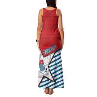 West Papua Morning Star Family Matching Tank Maxi Dress and Hawaiian Shirt One People One Soul - Polynesian Pride