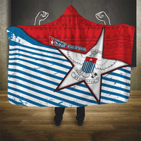 West Papua Morning Star Hooded Blanket One People One Soul DT05 - Polynesian Pride