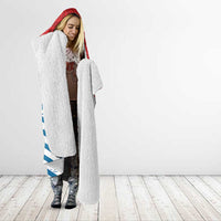 West Papua Morning Star Hooded Blanket One People One Soul DT05 - Polynesian Pride