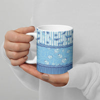 Hawaii Christmas In July Ceramic Mug Sky Blue Mele Kalikimaka Sea Animals DT05 - Polynesian Pride