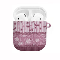 Hawaii Christmas In July AirPods Case Dusty Pink Mele Kalikimaka Sea Animals DT05 Pink - Polynesian Pride