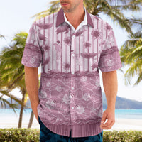 Hawaii Christmas In July Hawaiian Shirt Dusty Pink Mele Kalikimaka Sea Animals DT05 - Polynesian Pride
