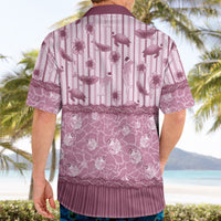 Hawaii Christmas In July Hawaiian Shirt Dusty Pink Mele Kalikimaka Sea Animals DT05 - Polynesian Pride