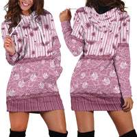 Hawaii Christmas In July Hoodie Dress Dusty Pink Mele Kalikimaka Sea Animals