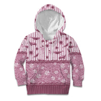 Hawaii Christmas In July Kid Hoodie Dusty Pink Mele Kalikimaka Sea Animals