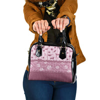 Hawaii Christmas In July Shoulder Handbag Dusty Pink Mele Kalikimaka Sea Animals DT05 One Size Pink - Polynesian Pride