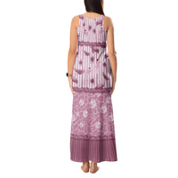Hawaii Christmas In July Tank Maxi Dress Dusty Pink Mele Kalikimaka Sea Animals DT05 - Polynesian Pride