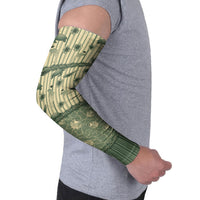 Hawaii Christmas In July Arm Sleeves Olive Green Mele Kalikimaka Sea Animals DT05 - Polynesian Pride